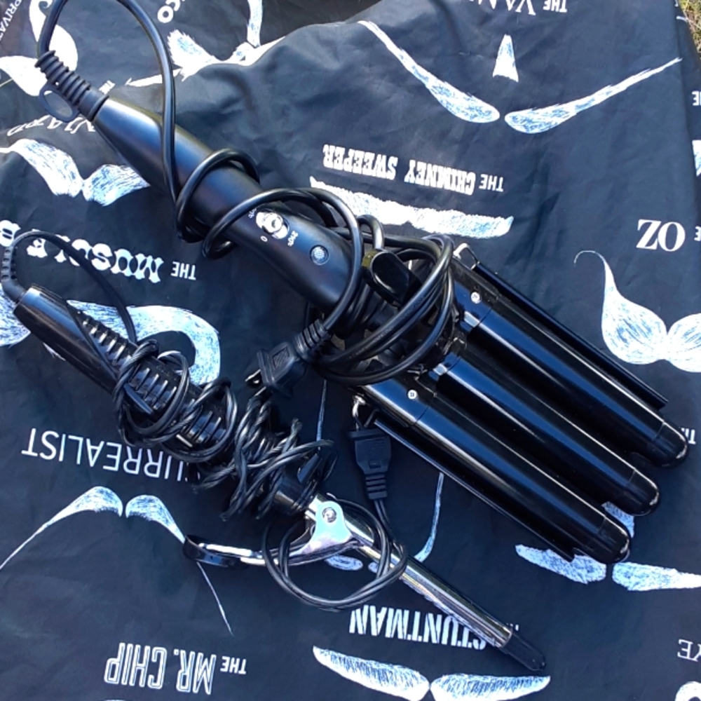 3 barrel curling iron wand |Curling iron